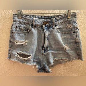BDG Denim Distressed Shorts